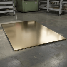 Лист латунный горячекатаный 12х1250х2500 мм ЛС59-1 ГОСТ 2208-2007