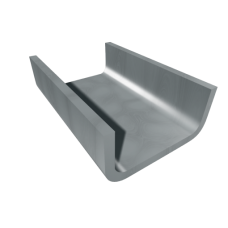 Швеллер нержавеющий гнутый равнополочный 100х60х60х4 мм AISI 304 ГОСТ 8278-83